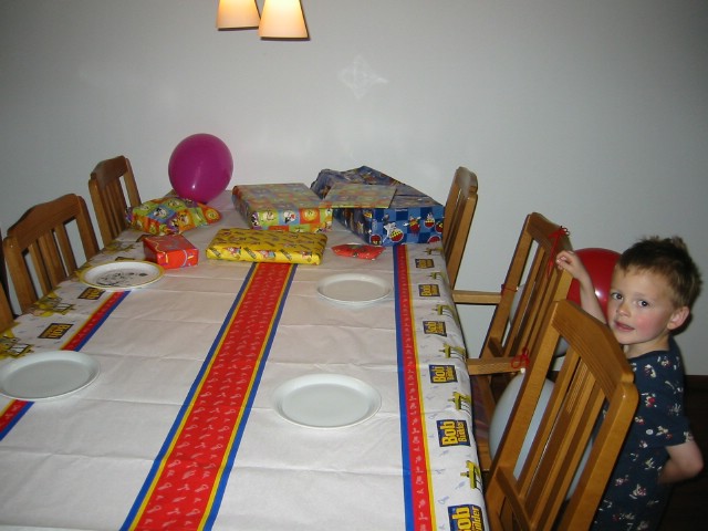 's Morgens voor het ontbijt